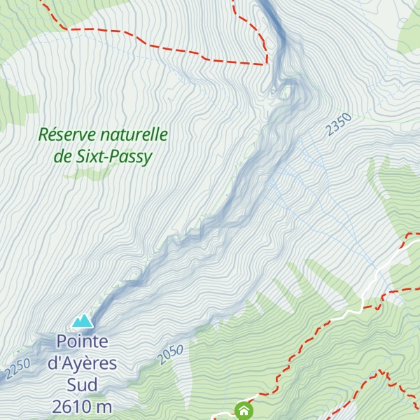 Map of Les Jumelles