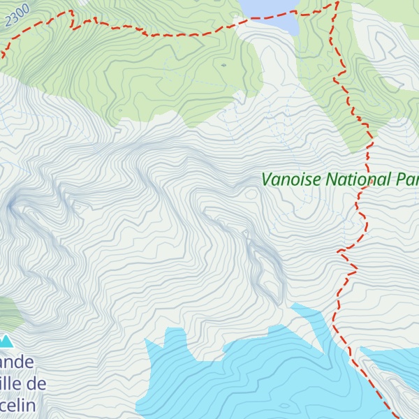 Map of Rochers du Génépy