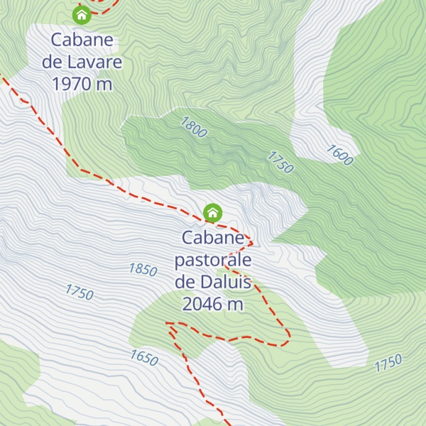 Map of Cabane pastorale de Daluis