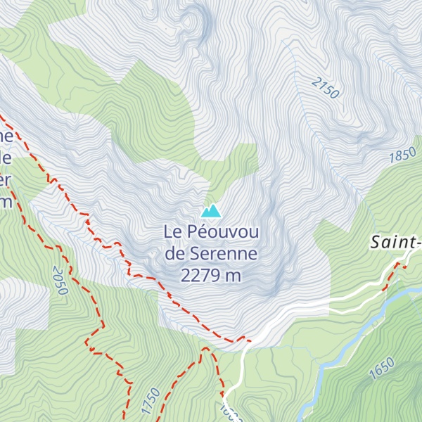Map of Le Péouvou de Serenne