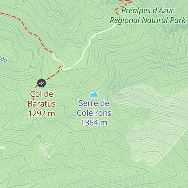 Map of Serre de Coleirons