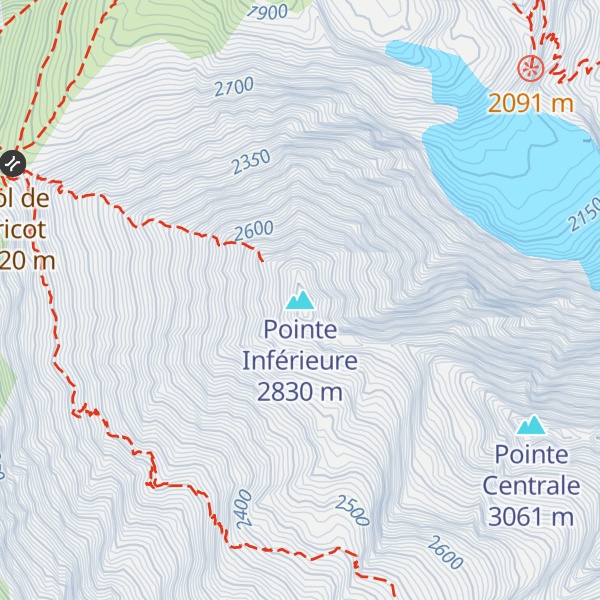 Map of Pointe Inférieure