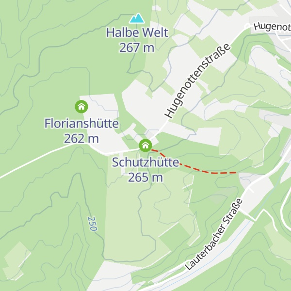 Map of Schutzhütte