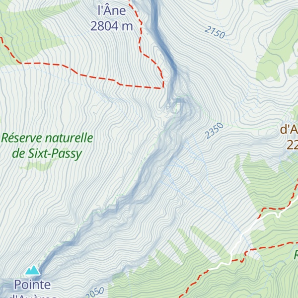 Map of Pointe de la Ratelière