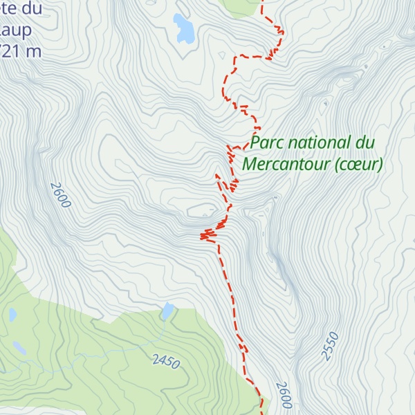 Map of Cime Plate