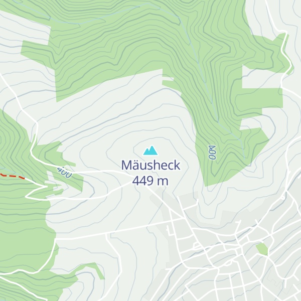 Map of Mäusheck