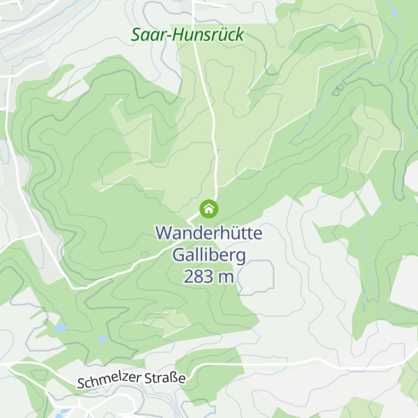 Map of Wanderhütte Galliberg