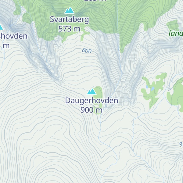 Map of Daugerhovden