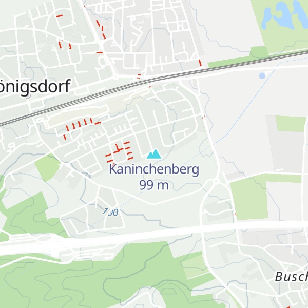 Map of Kaninchenberg