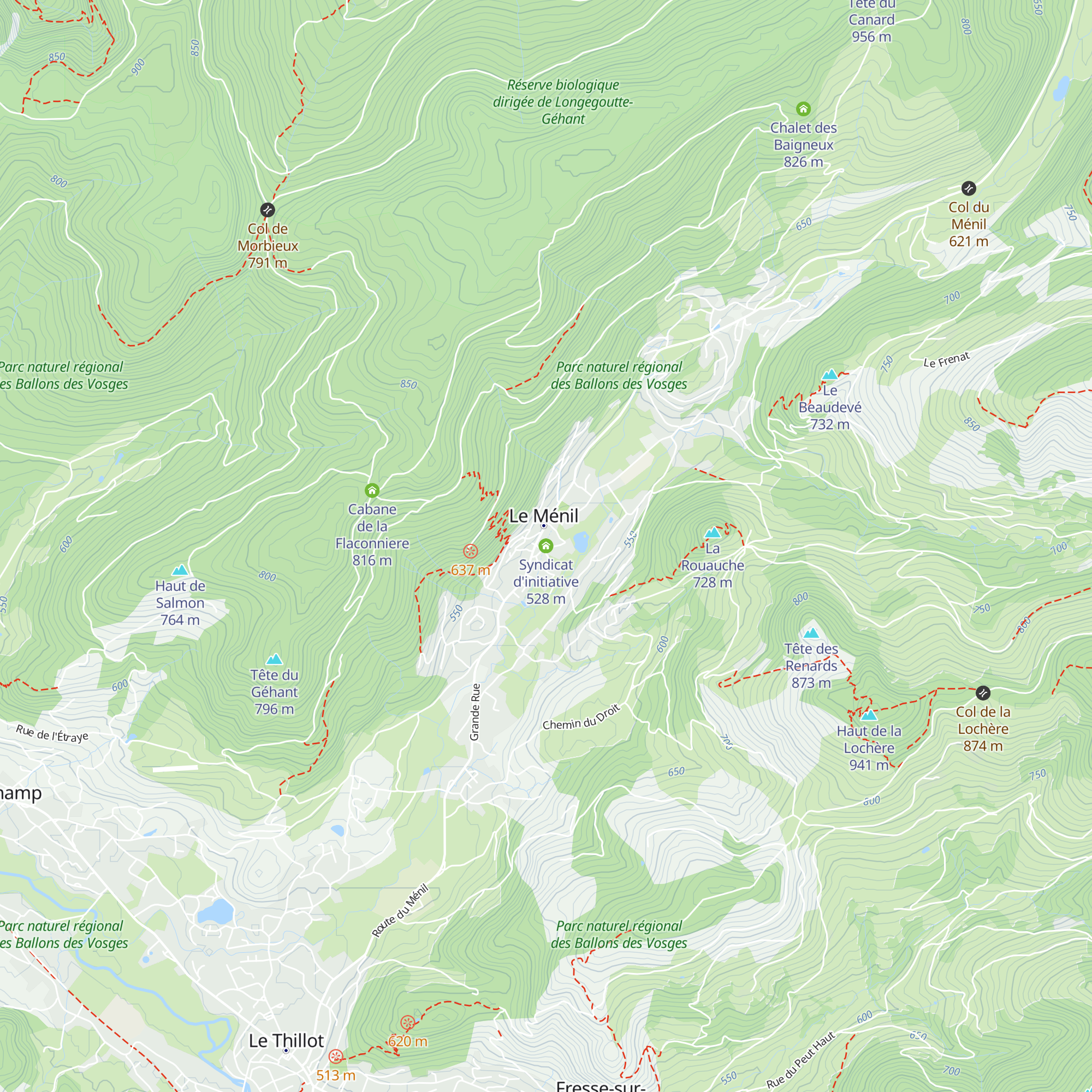 Syndicat d'initiative map