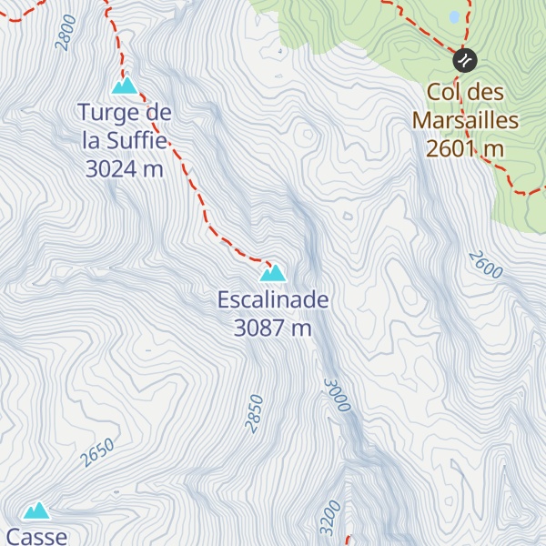 Map of Escalinade