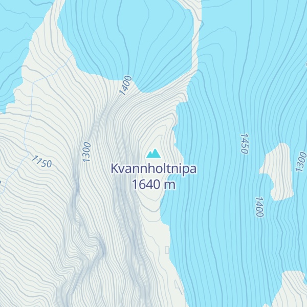 Map of Kvannholtnipa