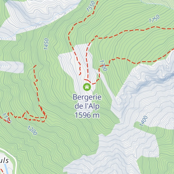 Map of Bergerie de l'Alp