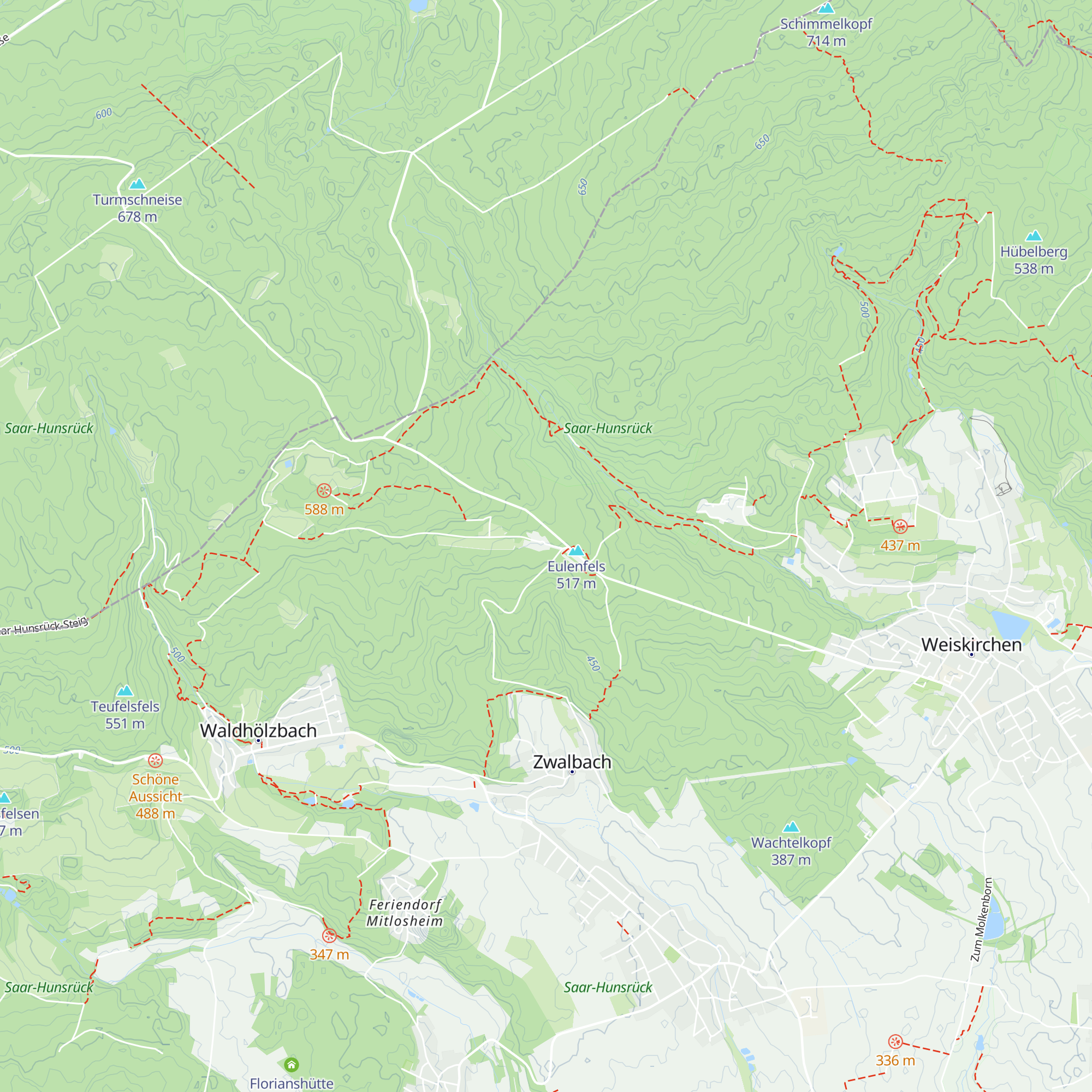 Wirtshaus Wildpark-Alm map