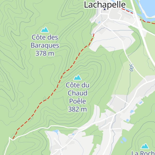 Map of Côte du Chaud Poêle