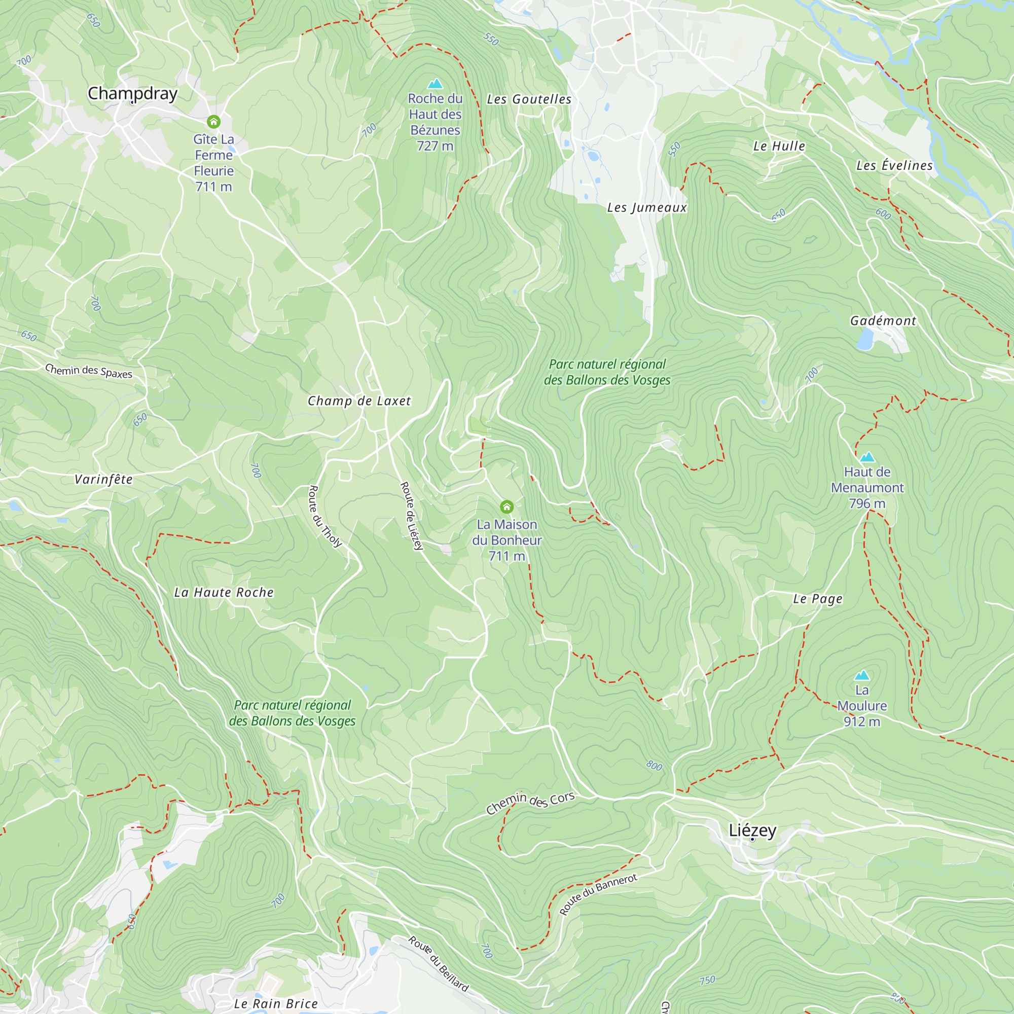 La Maison du Bonheur map