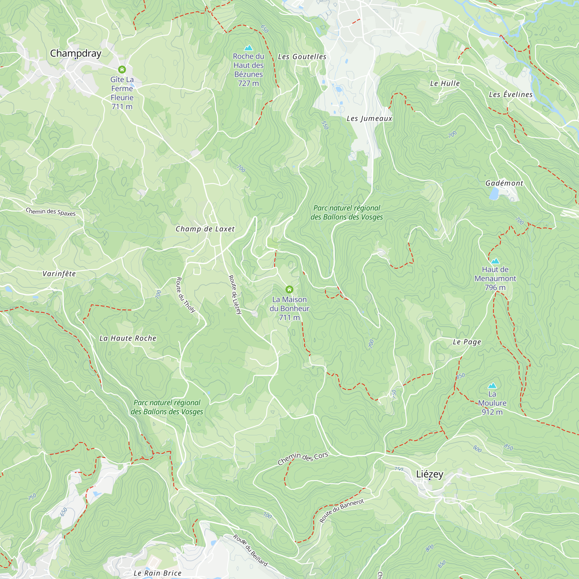 La Maison du Bonheur map