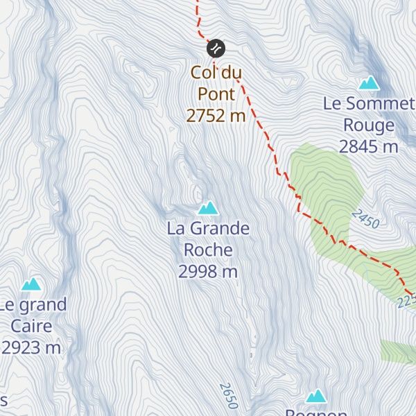 Map of La Grande Roche