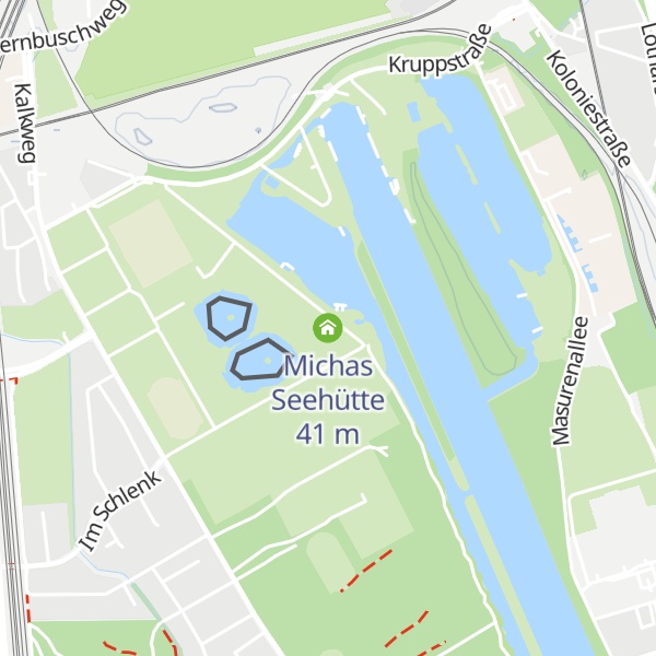 Map of Michas Seehütte