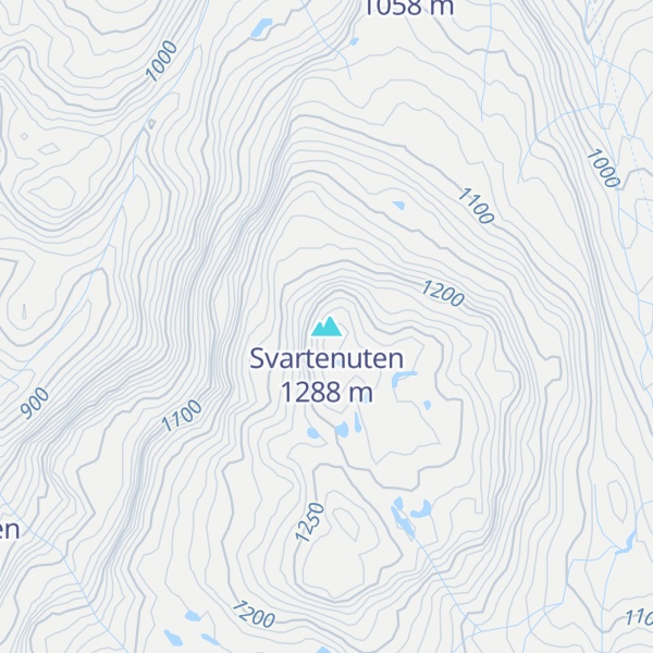 Map of Svartenuten