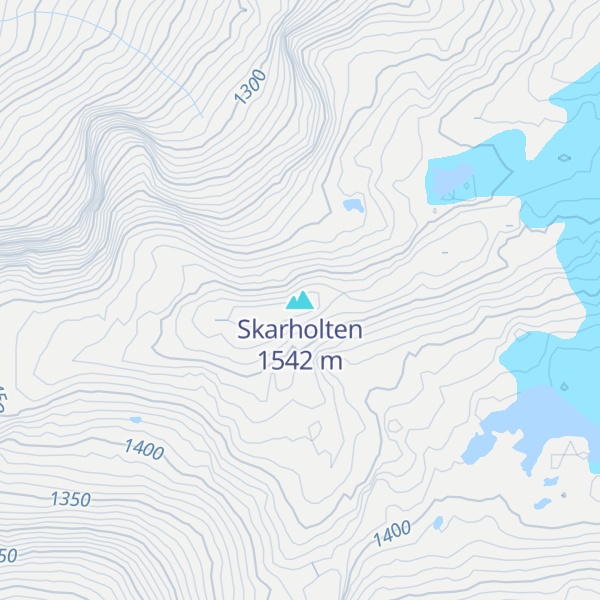 Map of Skarholten