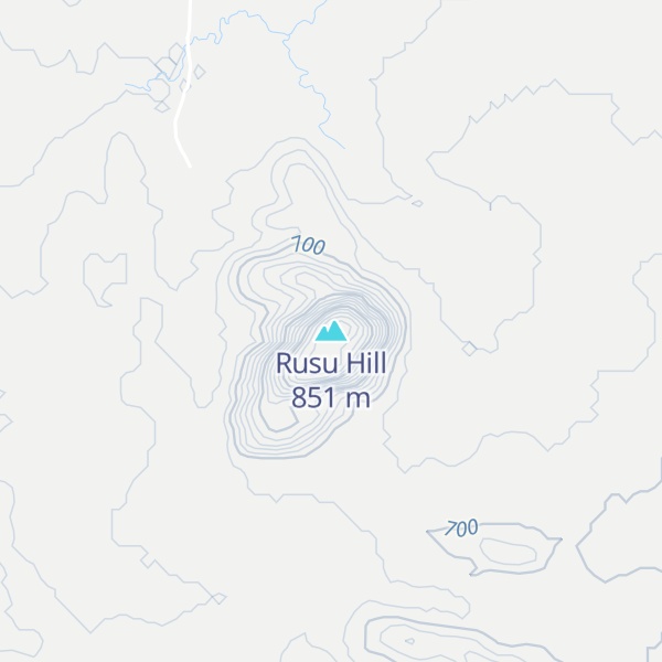 Map of Rusu Hill