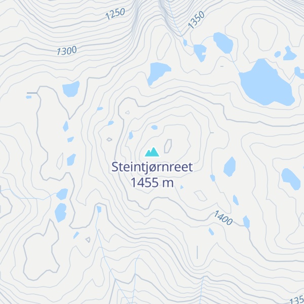 Map of Steintjørnreet