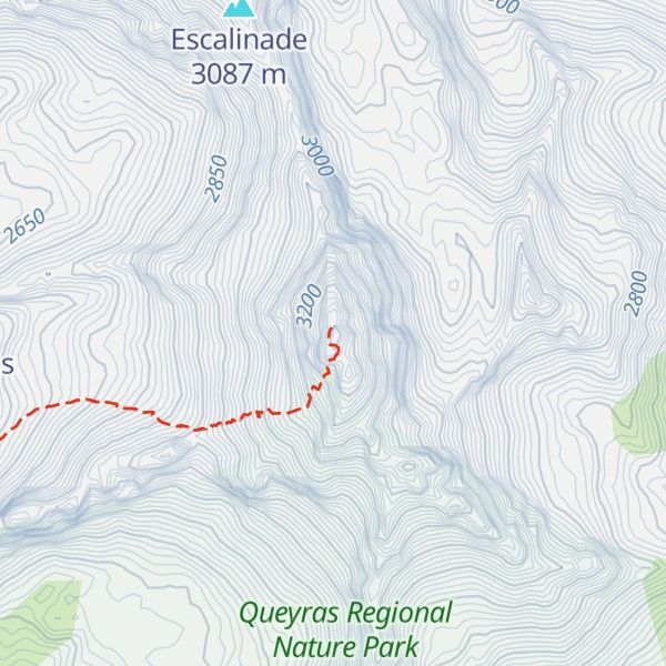 Map of Pic de Rochebrune
