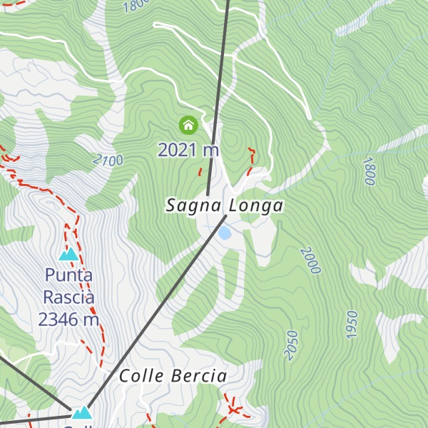 Map of Bar Canalino