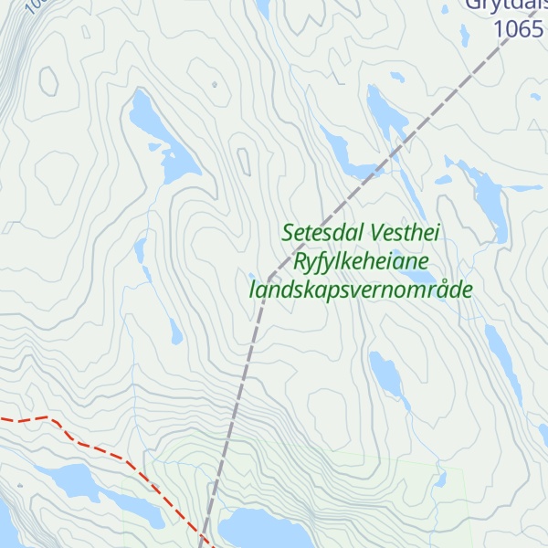 Map of Vardefjell