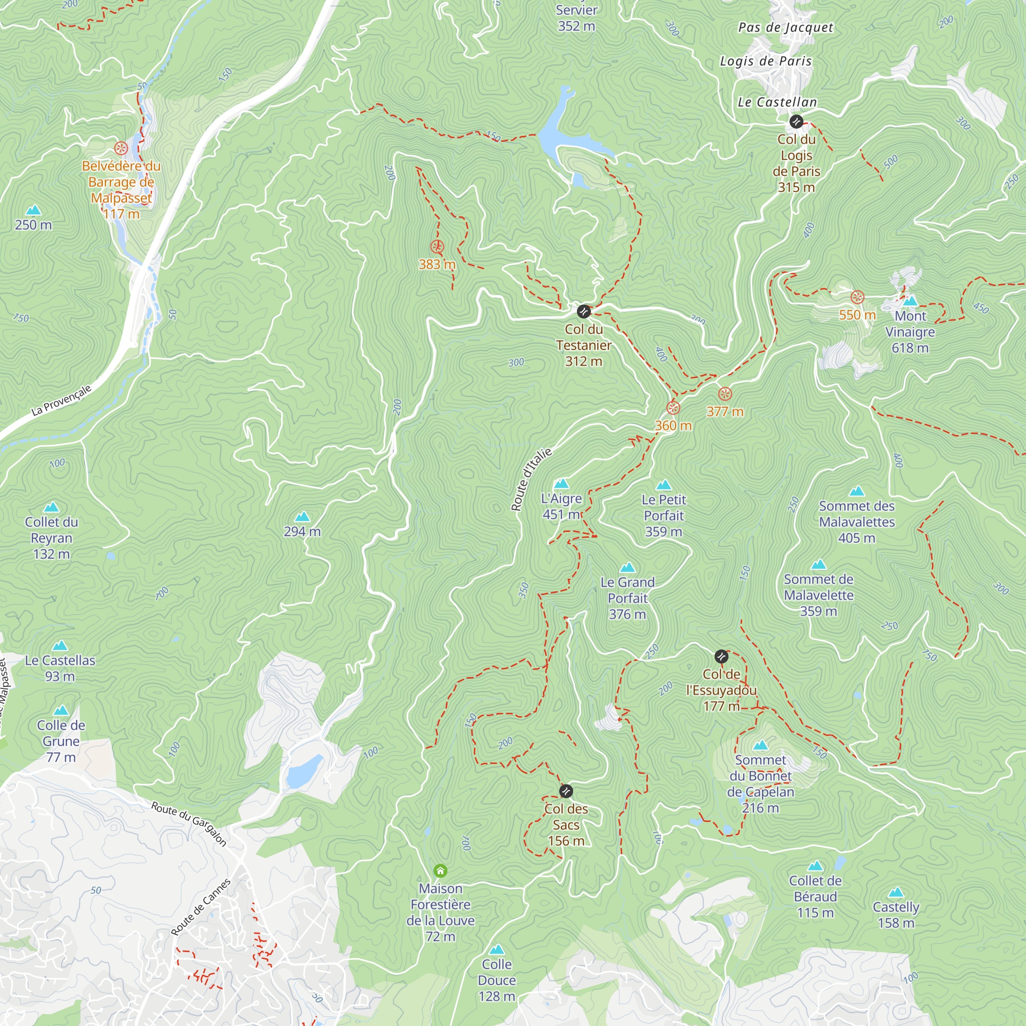 Maison Forestiere des Cantoniers map