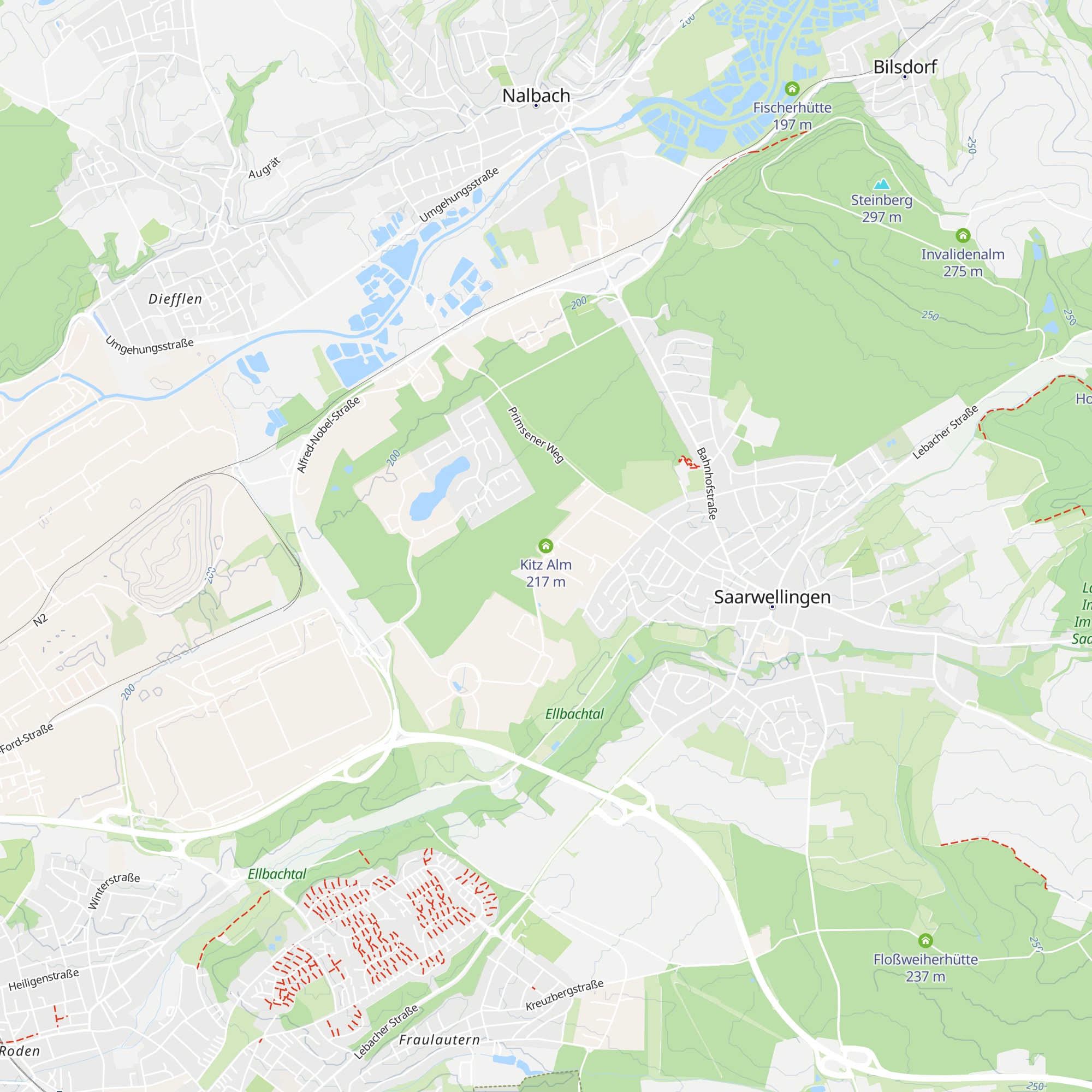 Kitz Alm map