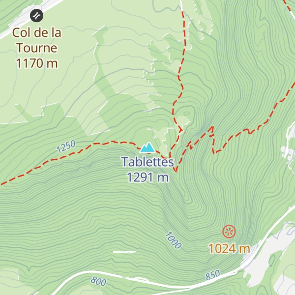 Map of Tablettes