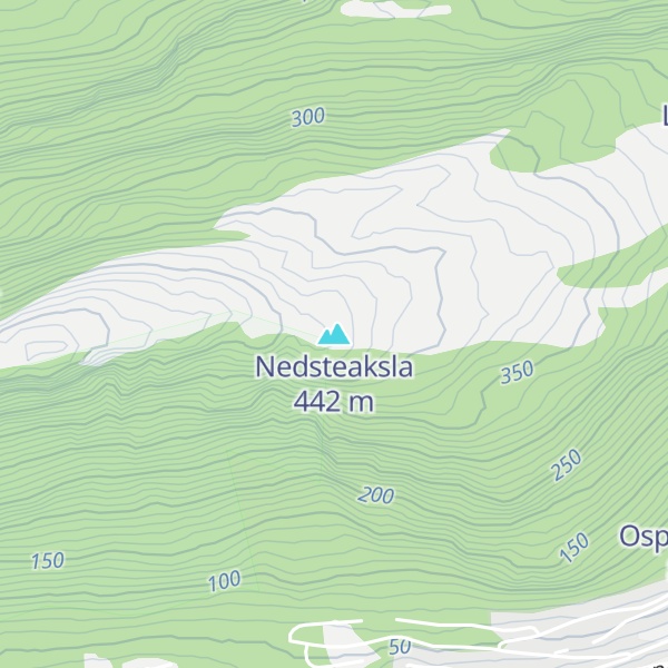 Map of Nedsteaksla