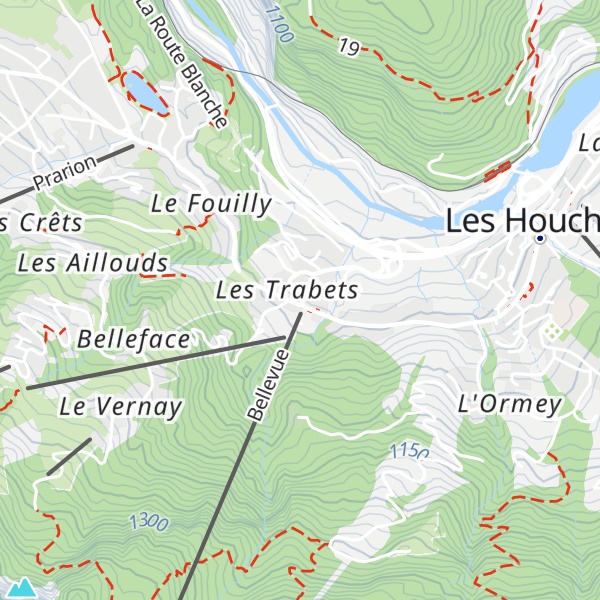 Map of La Tour de Pizz