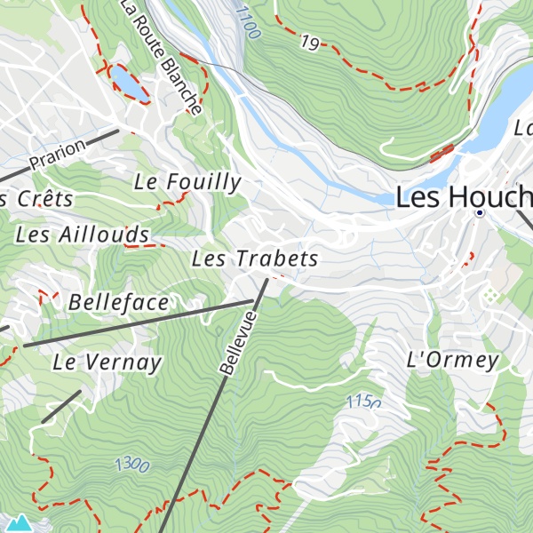 Map of Le Refuge des Loups