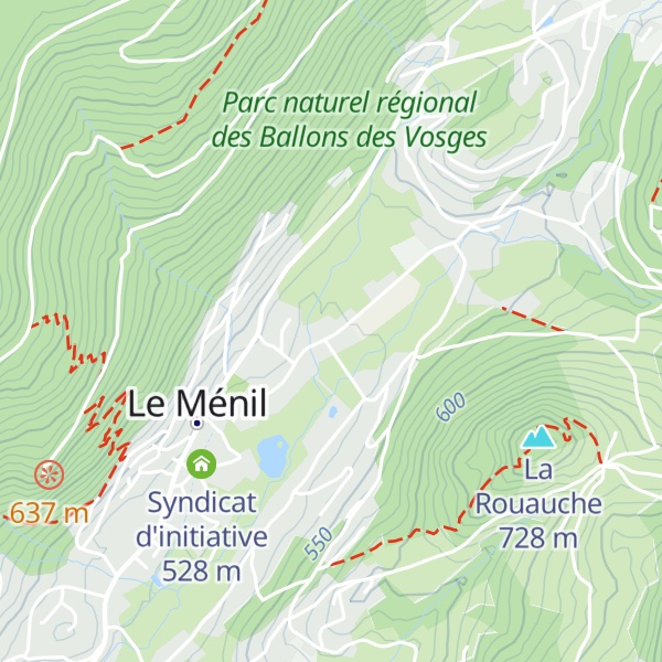 Map of Gîtes des Grandes Voies