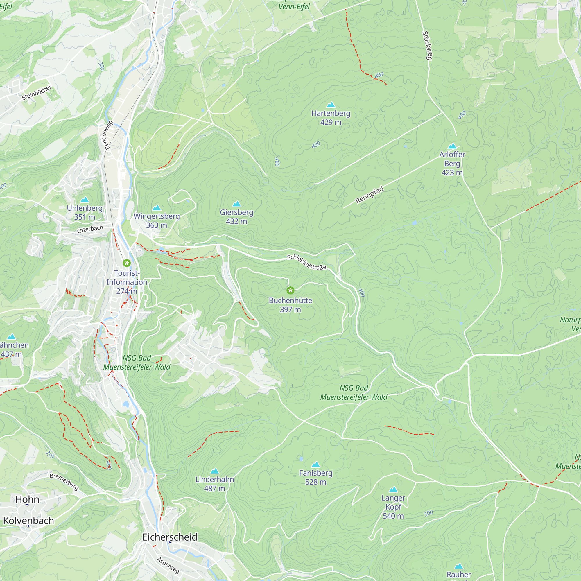 Buchenhütte map