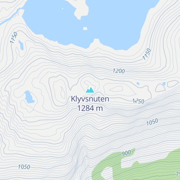 Map of Klyvsnuten