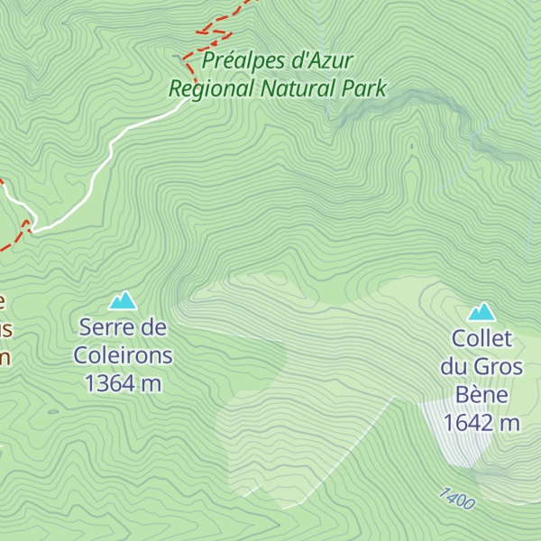 Map of Serre d'Alexandre