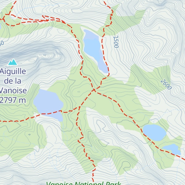 Map of Refuge du Col de la Vanoise