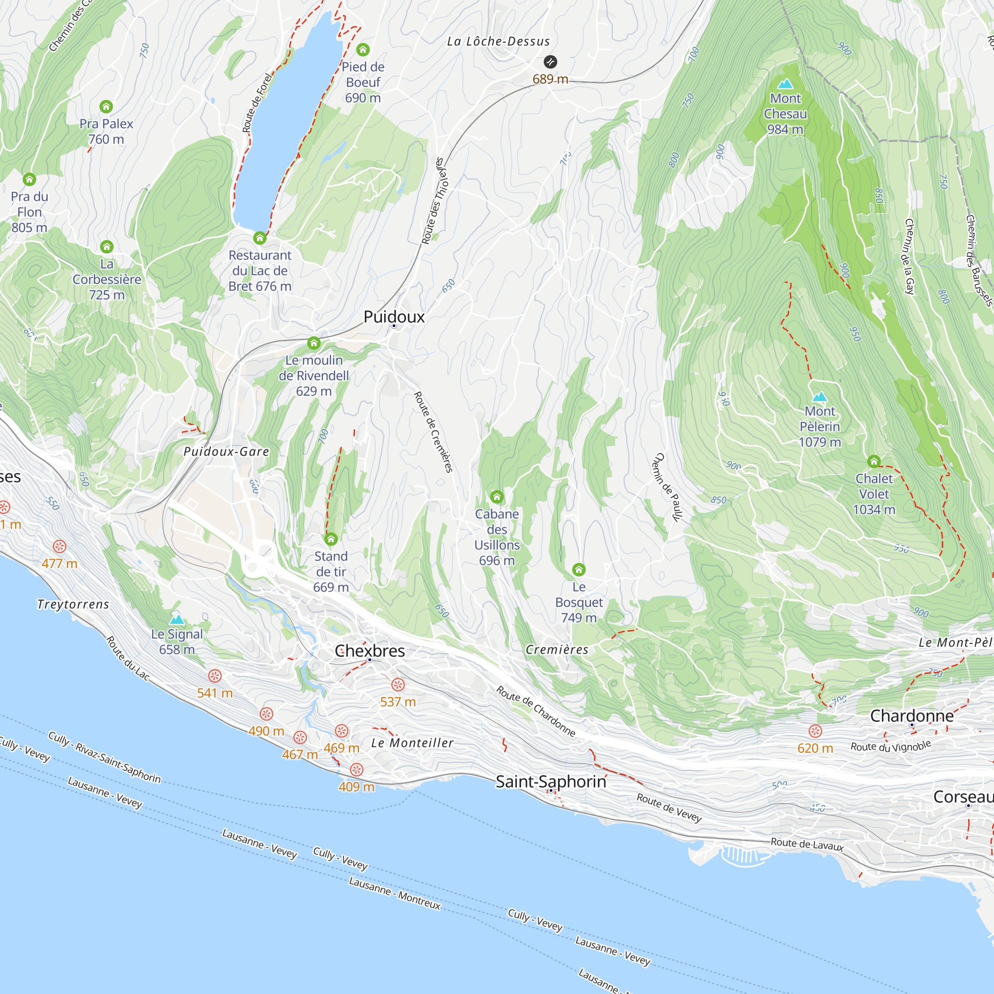 Cabane des Usillons map