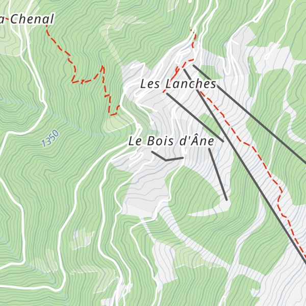 Map of Cabane d'exploitation