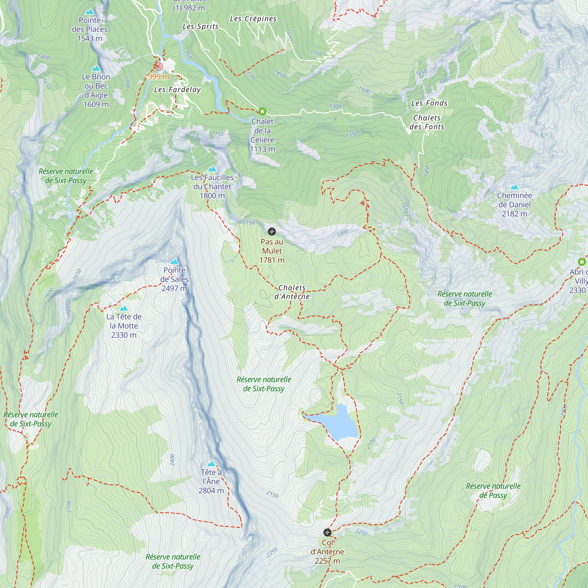 Le Haut Tetras map