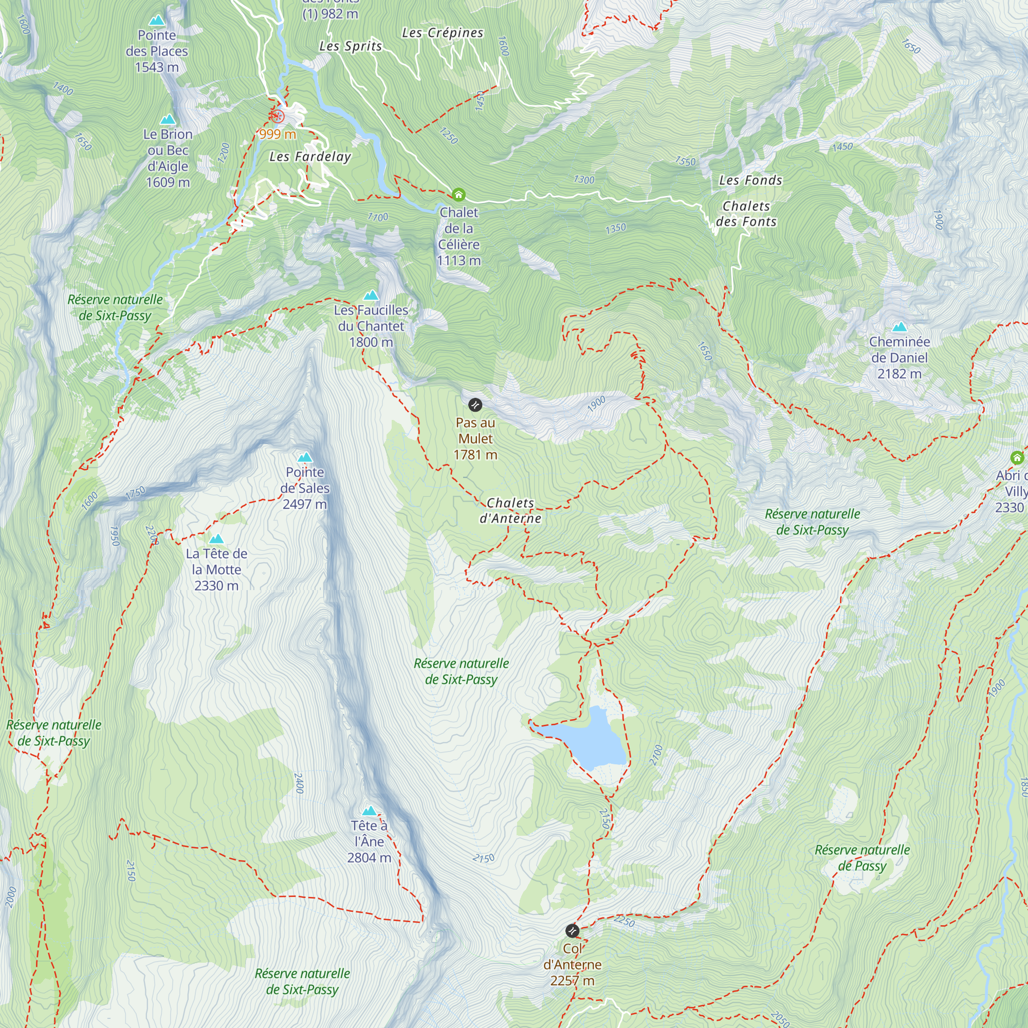 Le Haut Tetras map