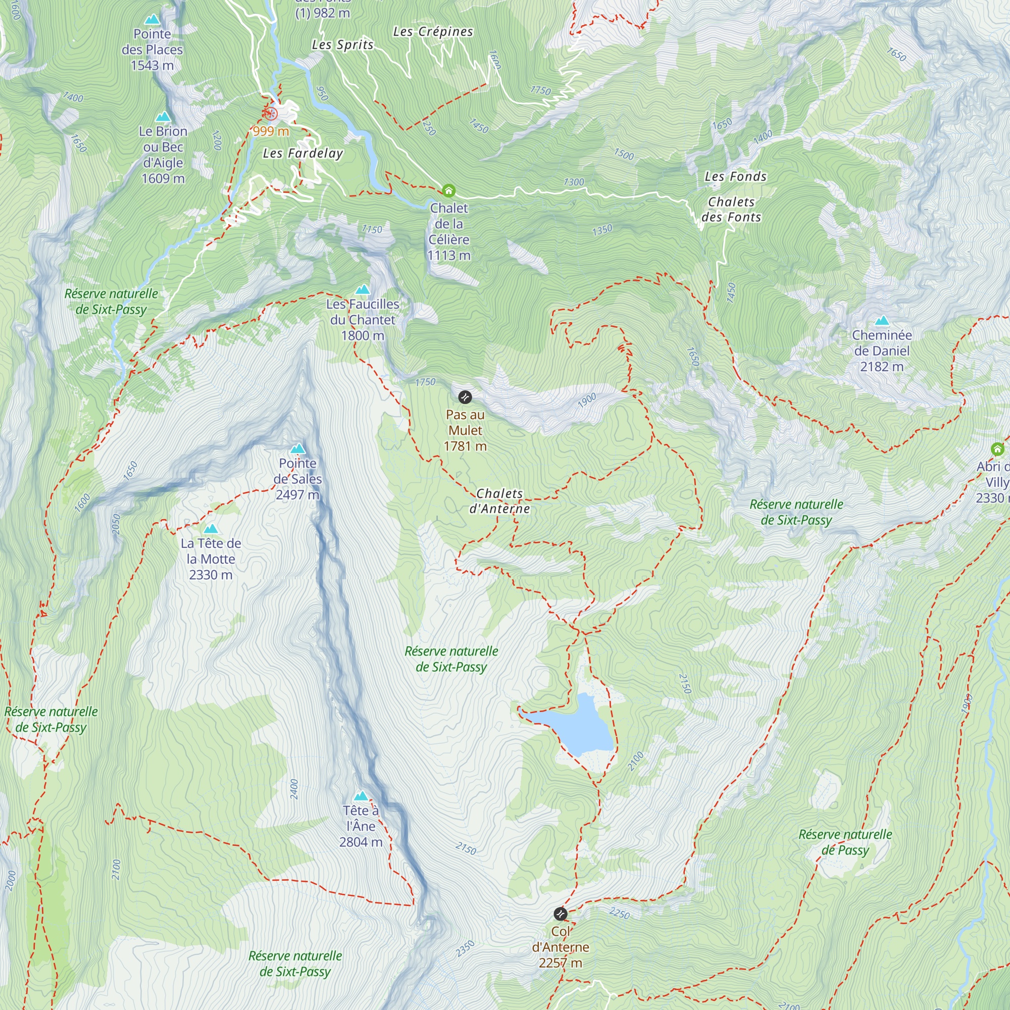 Le Marmotton map