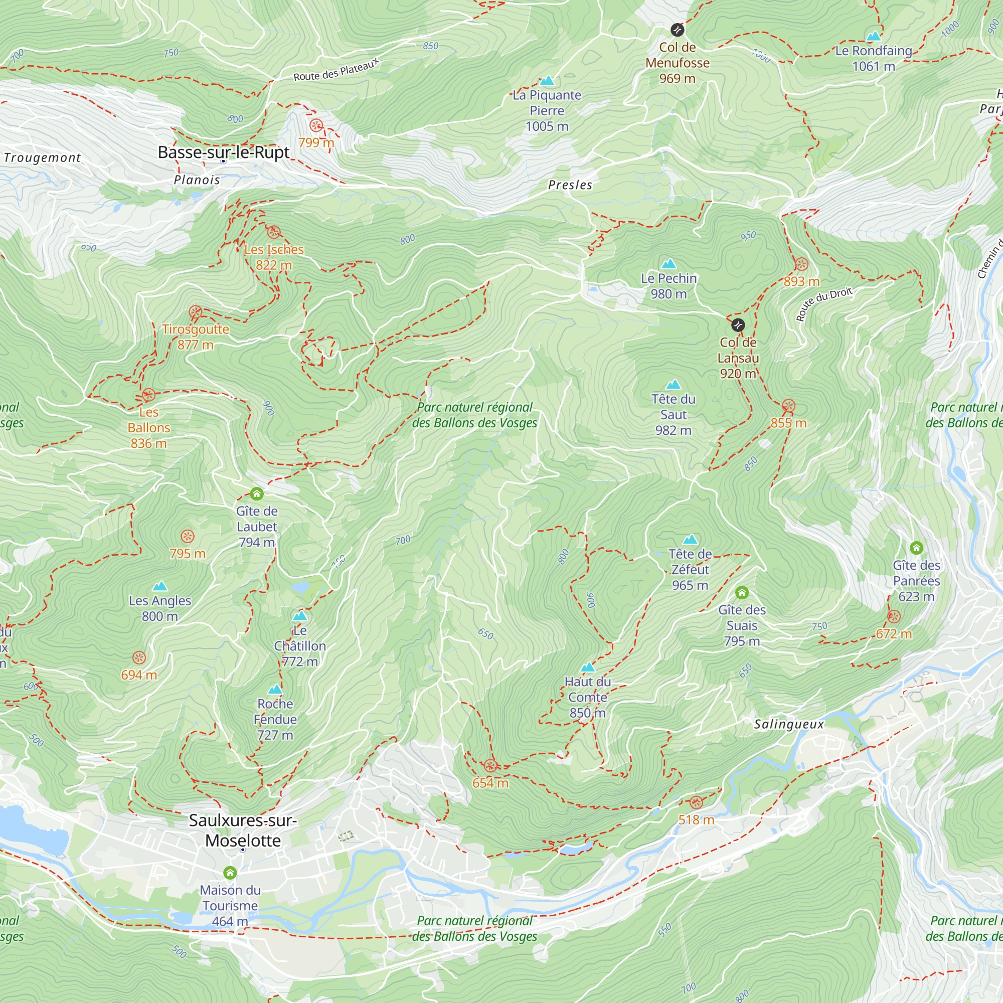 Gîte de groupe "Les Récès" map