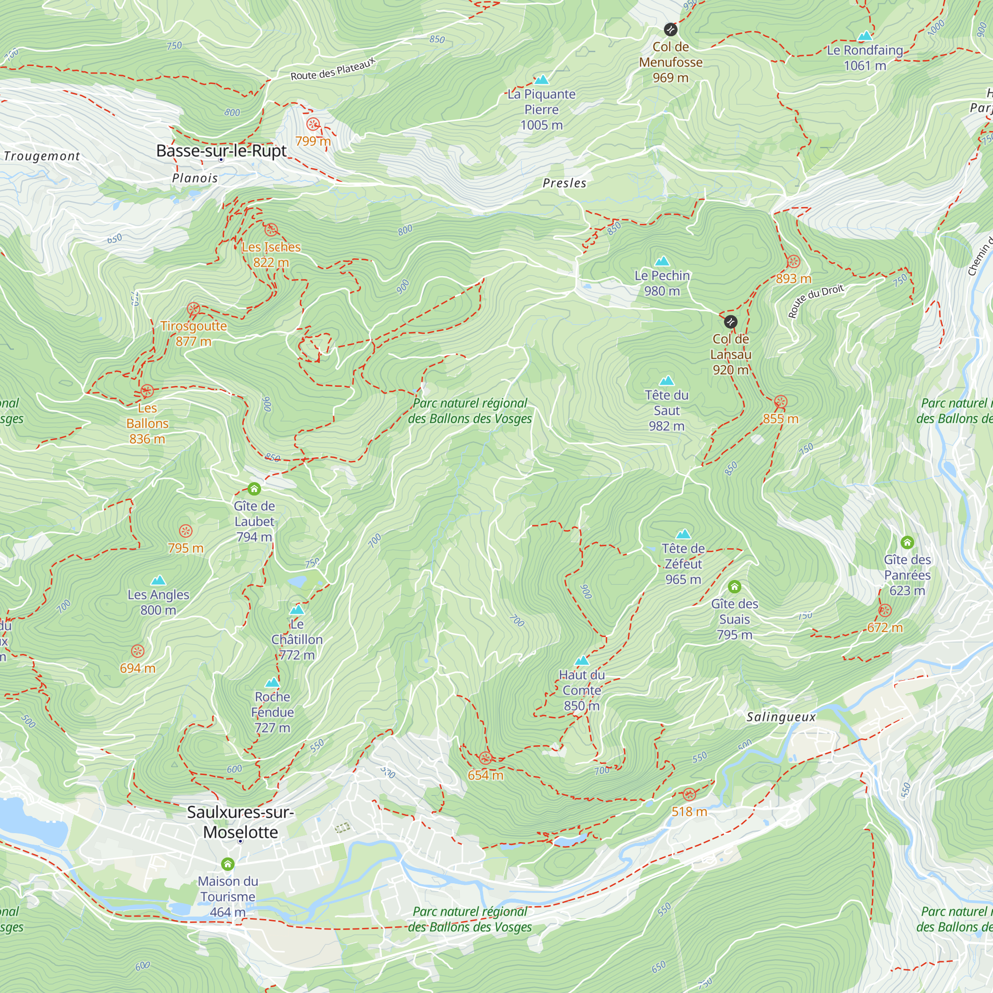 Gîte de groupe "Les Récès" map