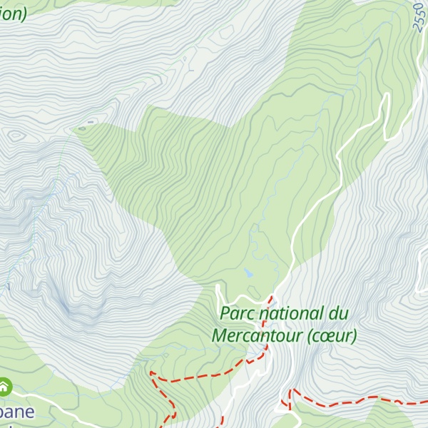 Map of Cabane de Restefond