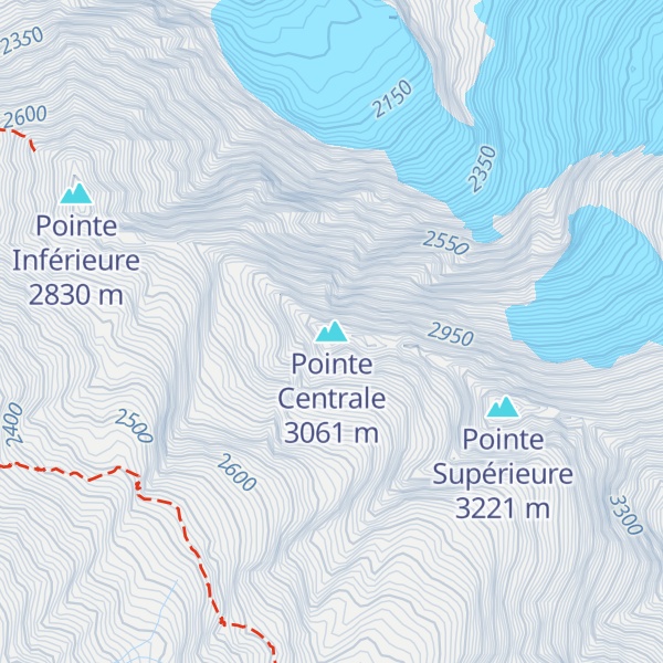 Map of Pointe Centrale